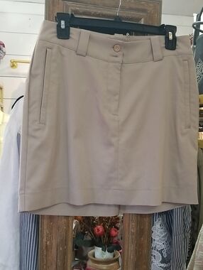 Classic Women's Beige Skirt